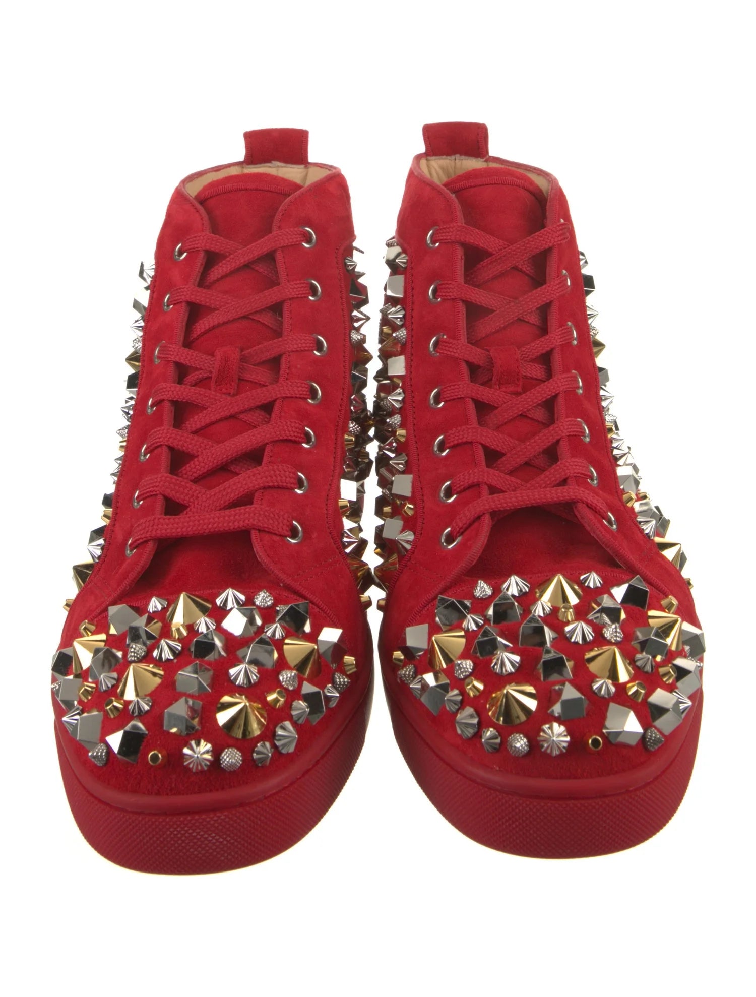 Christian Louboutin Red Spikes