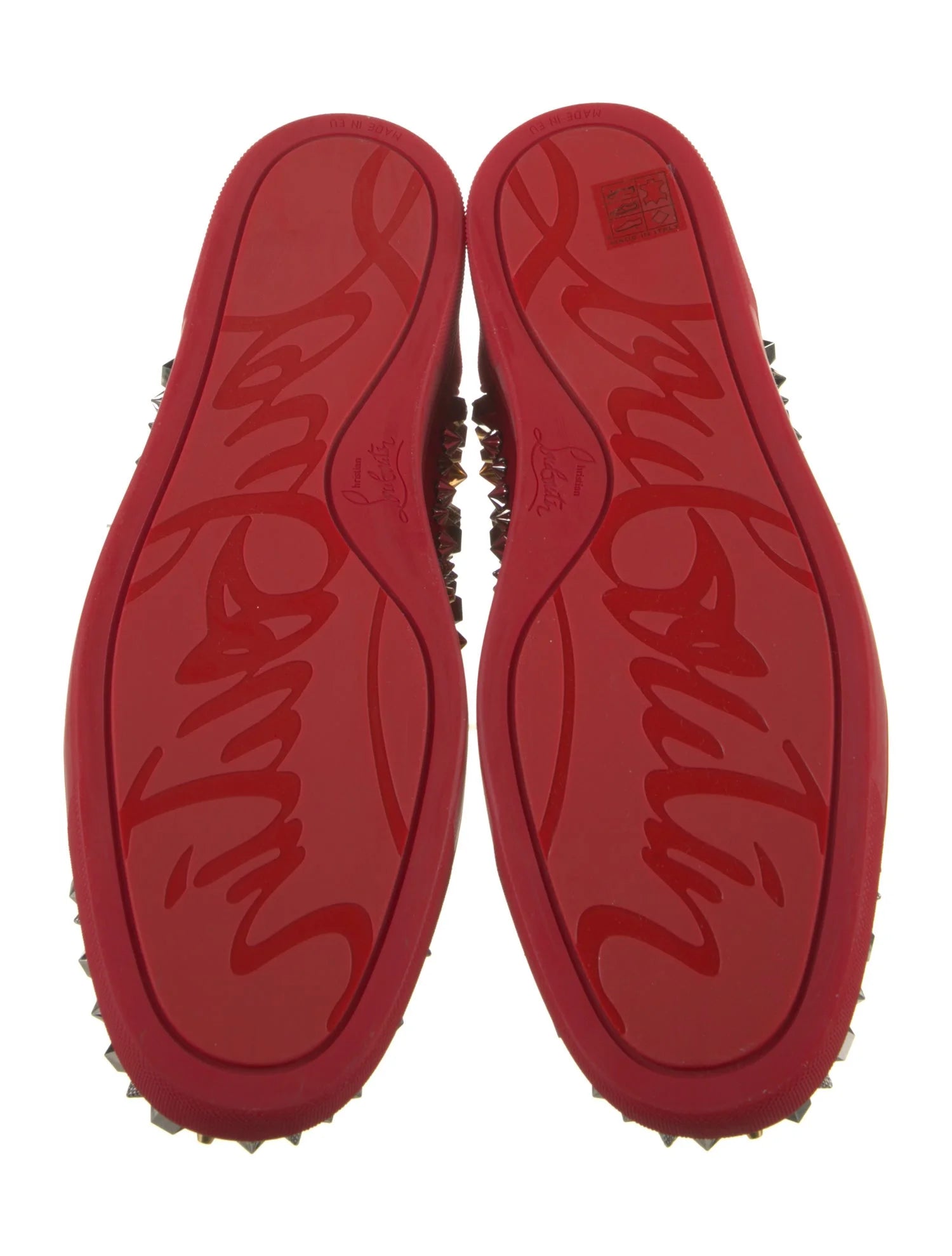 Christian Louboutin Red Spikes