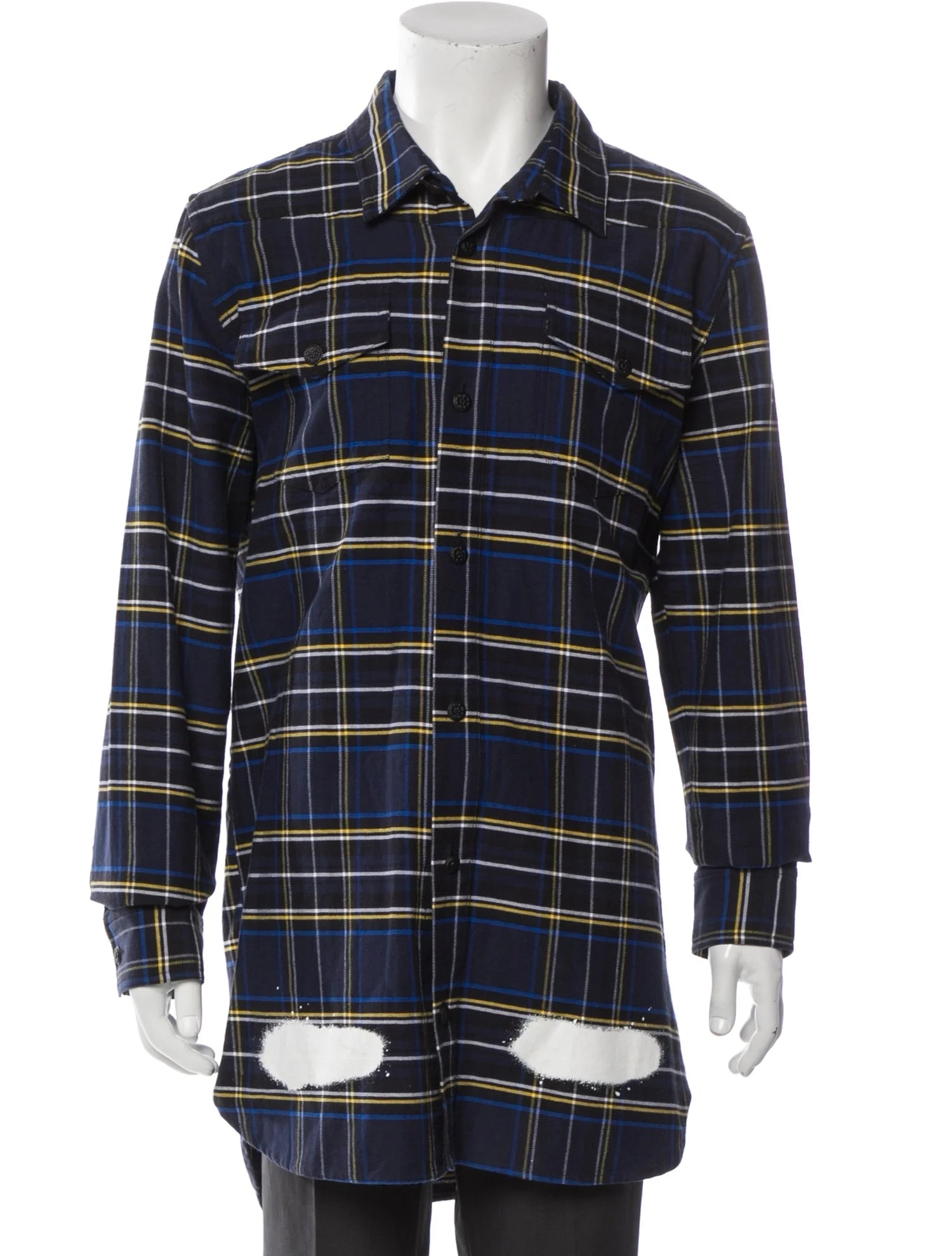 Off-White Plaid Shirt