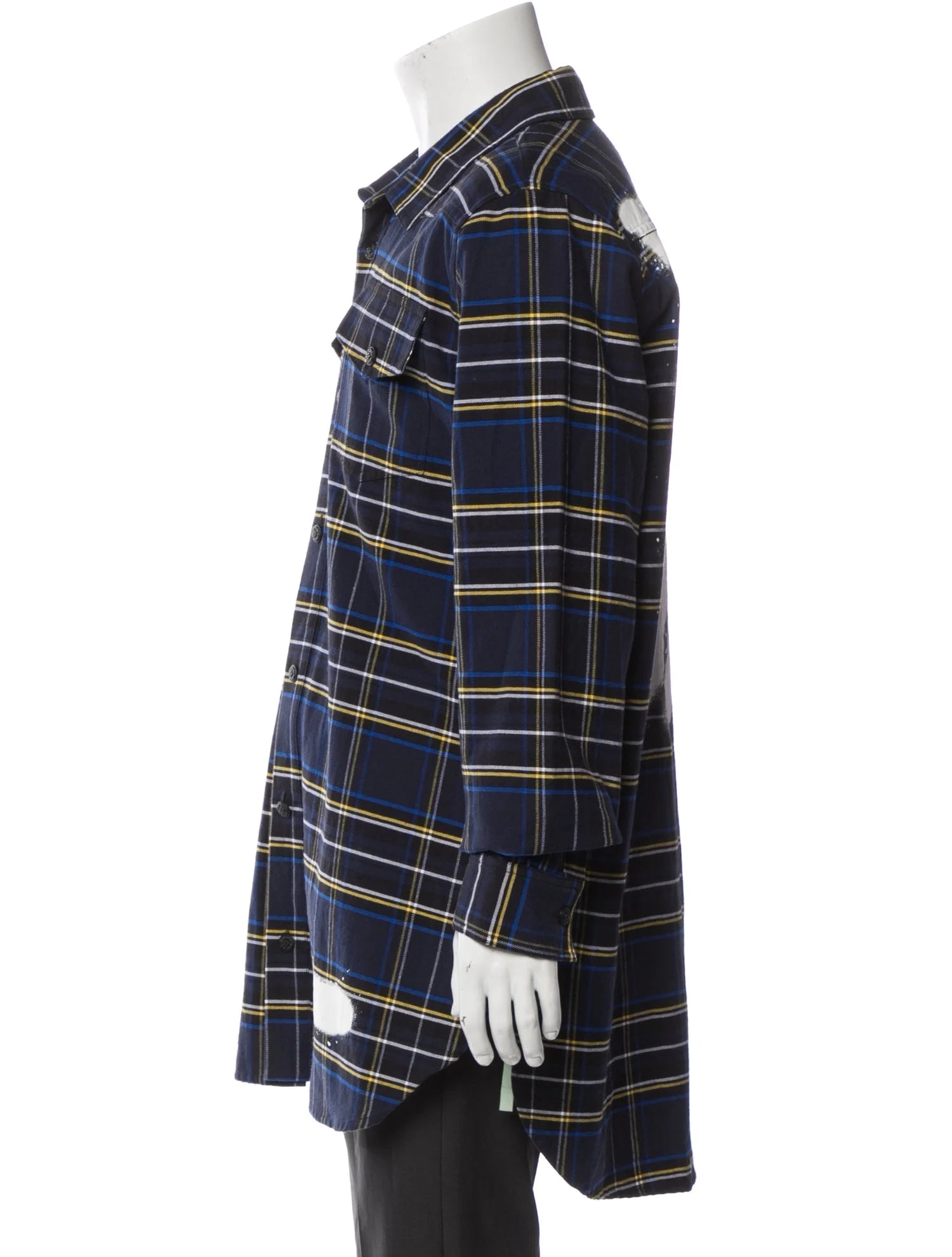 Off-White Plaid Shirt