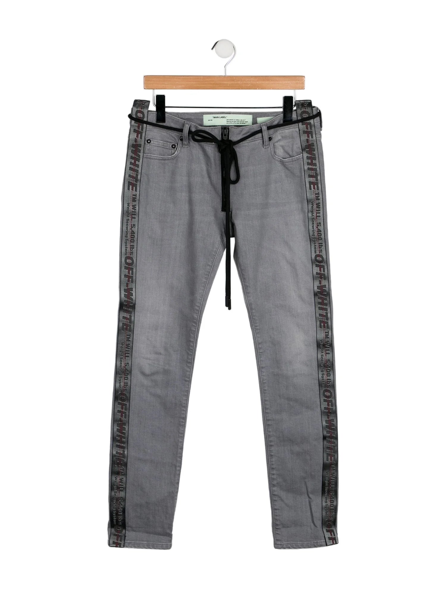 Off-White denim Silver