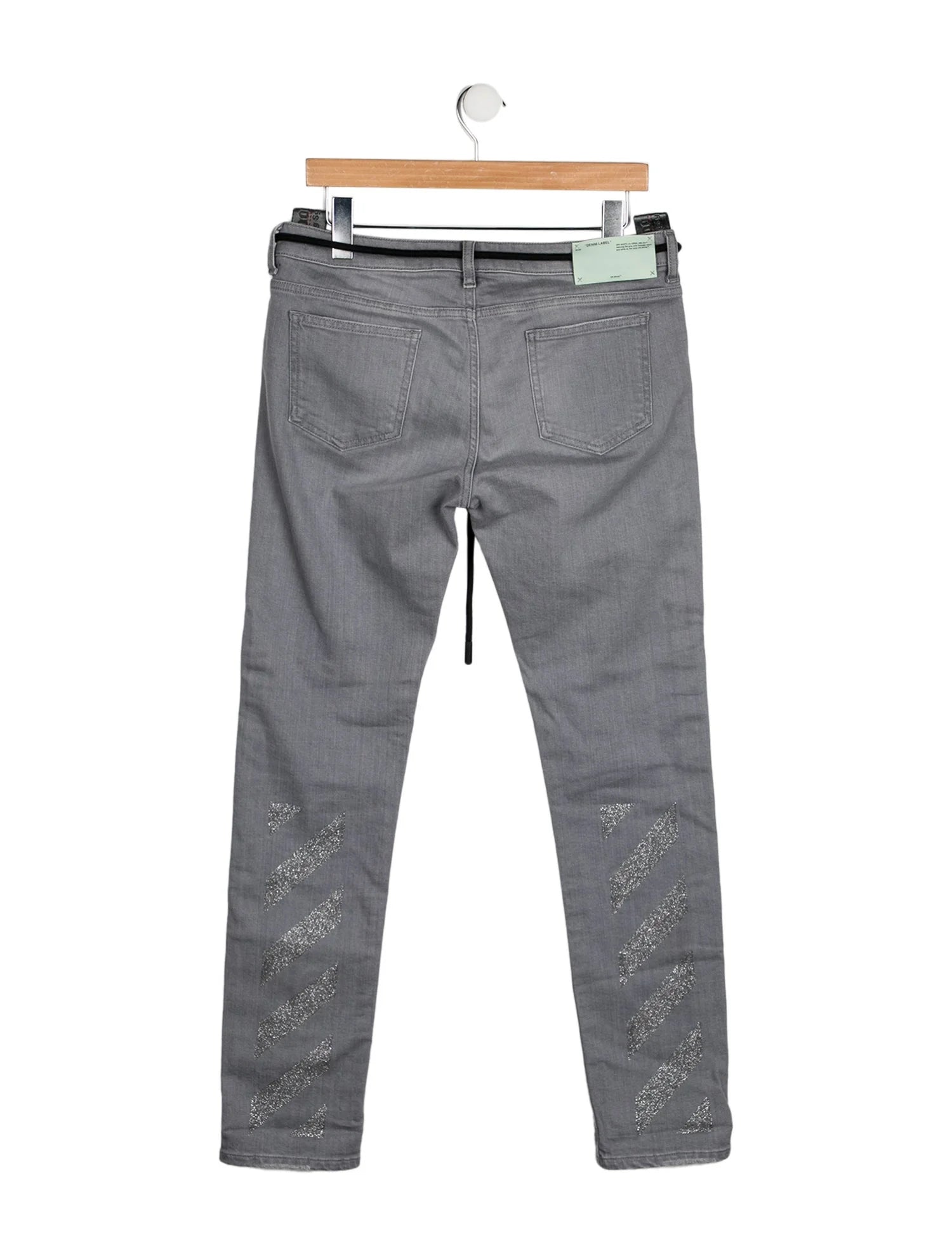 Off-White denim Silver