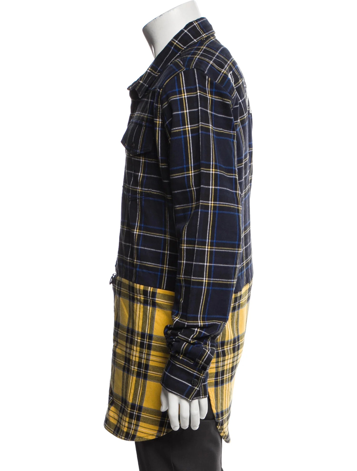 Off White Plaid Shirt