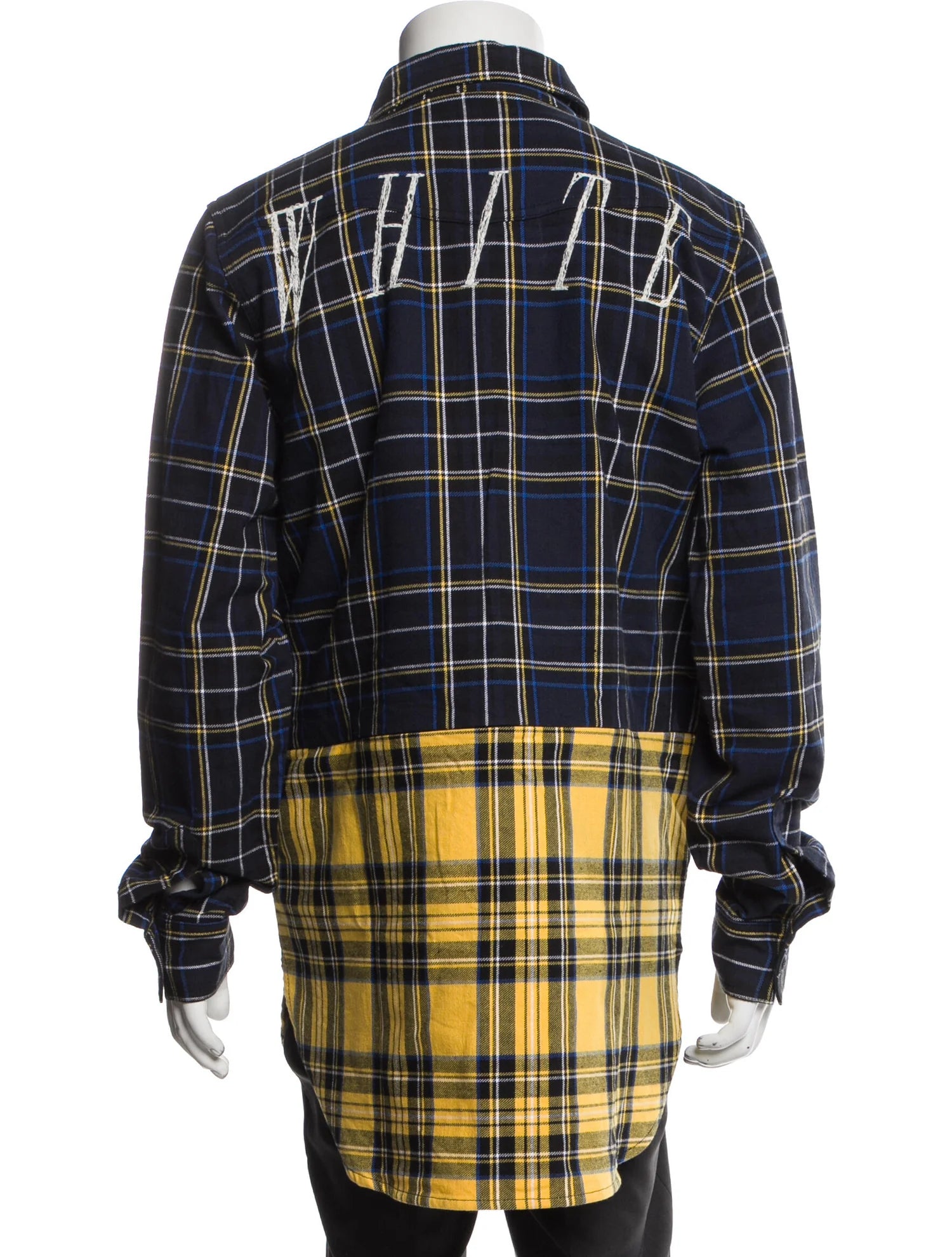 Off White Plaid Shirt