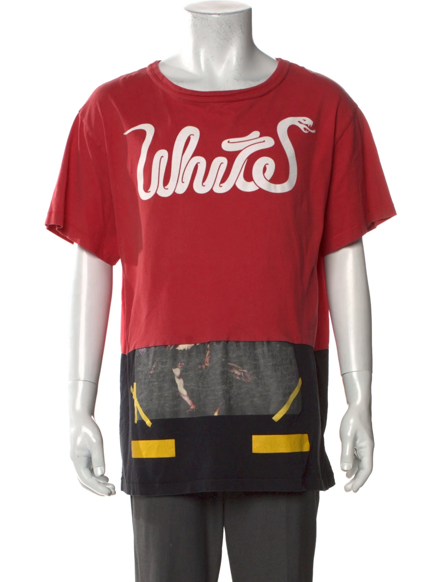 OFF WHITE TWO TONE SHIRT