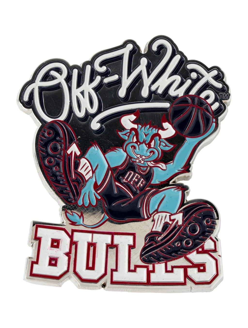 OFF WHITE X CHICAGO BULLS PIN
