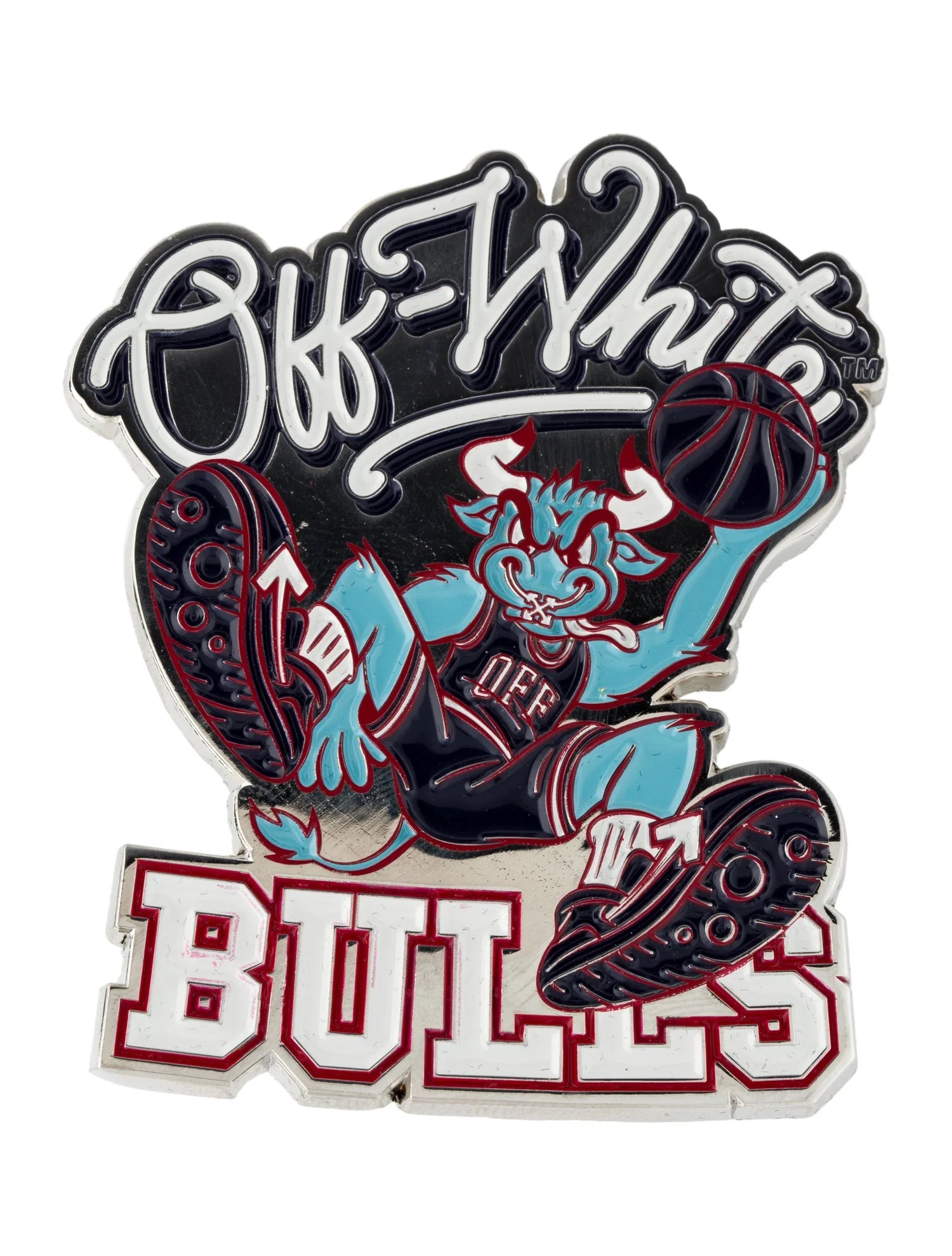 OFF WHITE X CHICAGO BULLS PIN