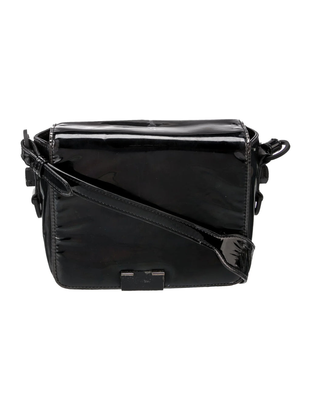 Off-White Patent Leather Shoulder Bag