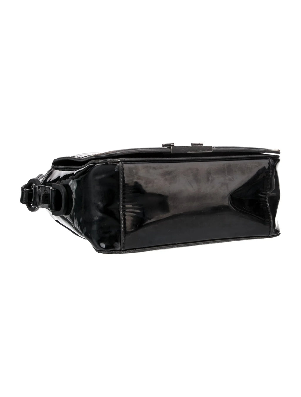 Off-White Patent Leather Shoulder Bag