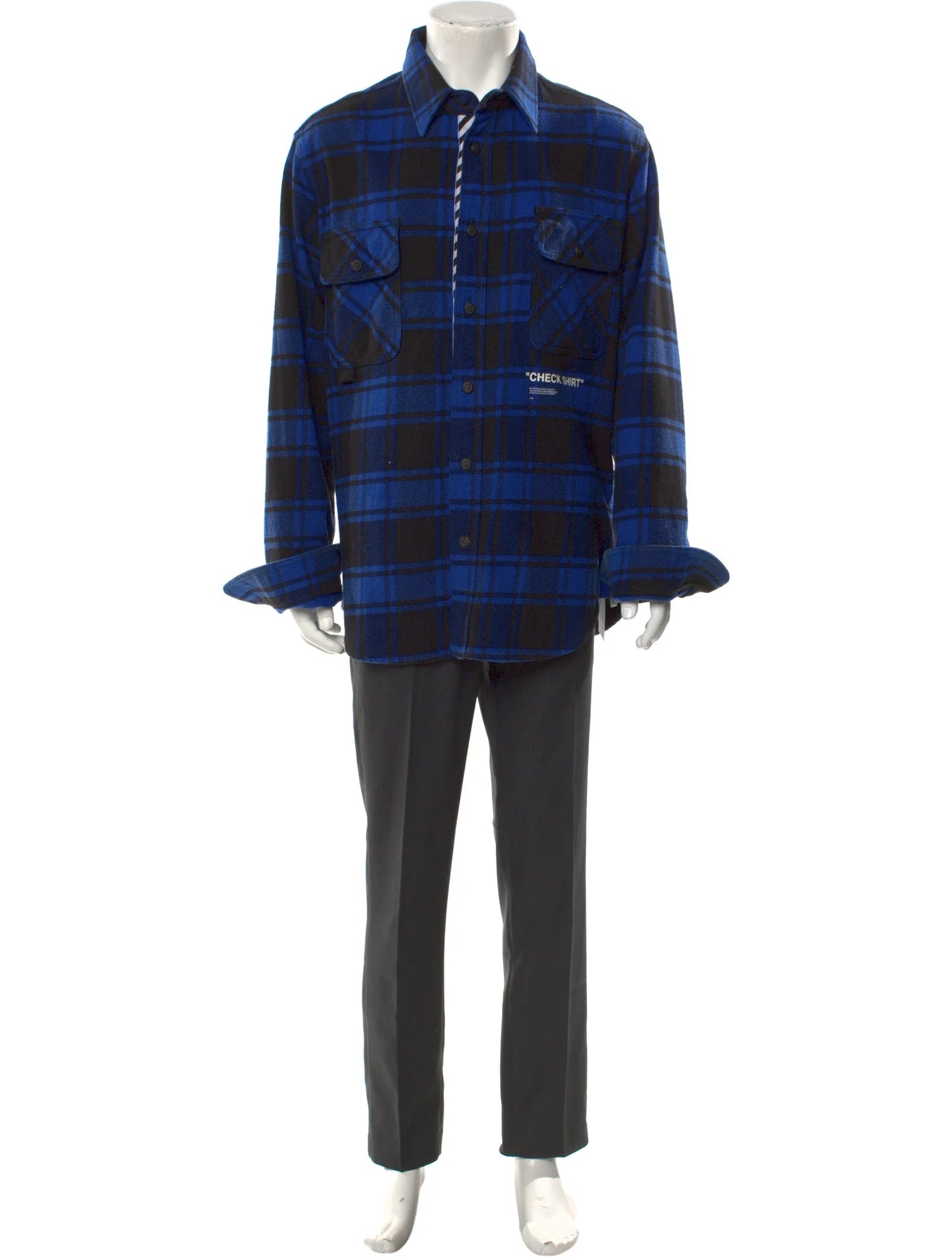 Off-White Plaid Shirt