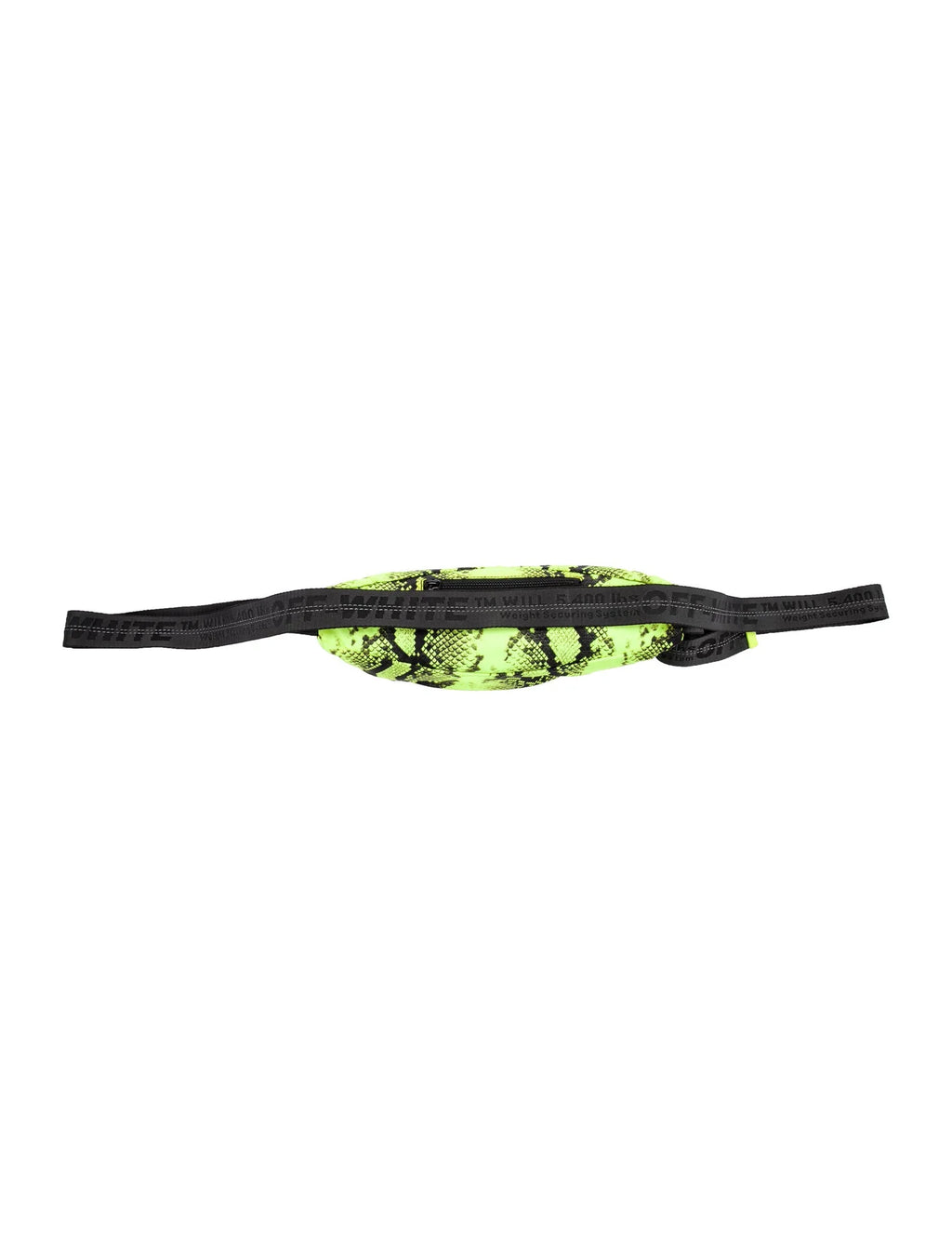 OFF-WHITE SNAKESKIN WAIST BAG