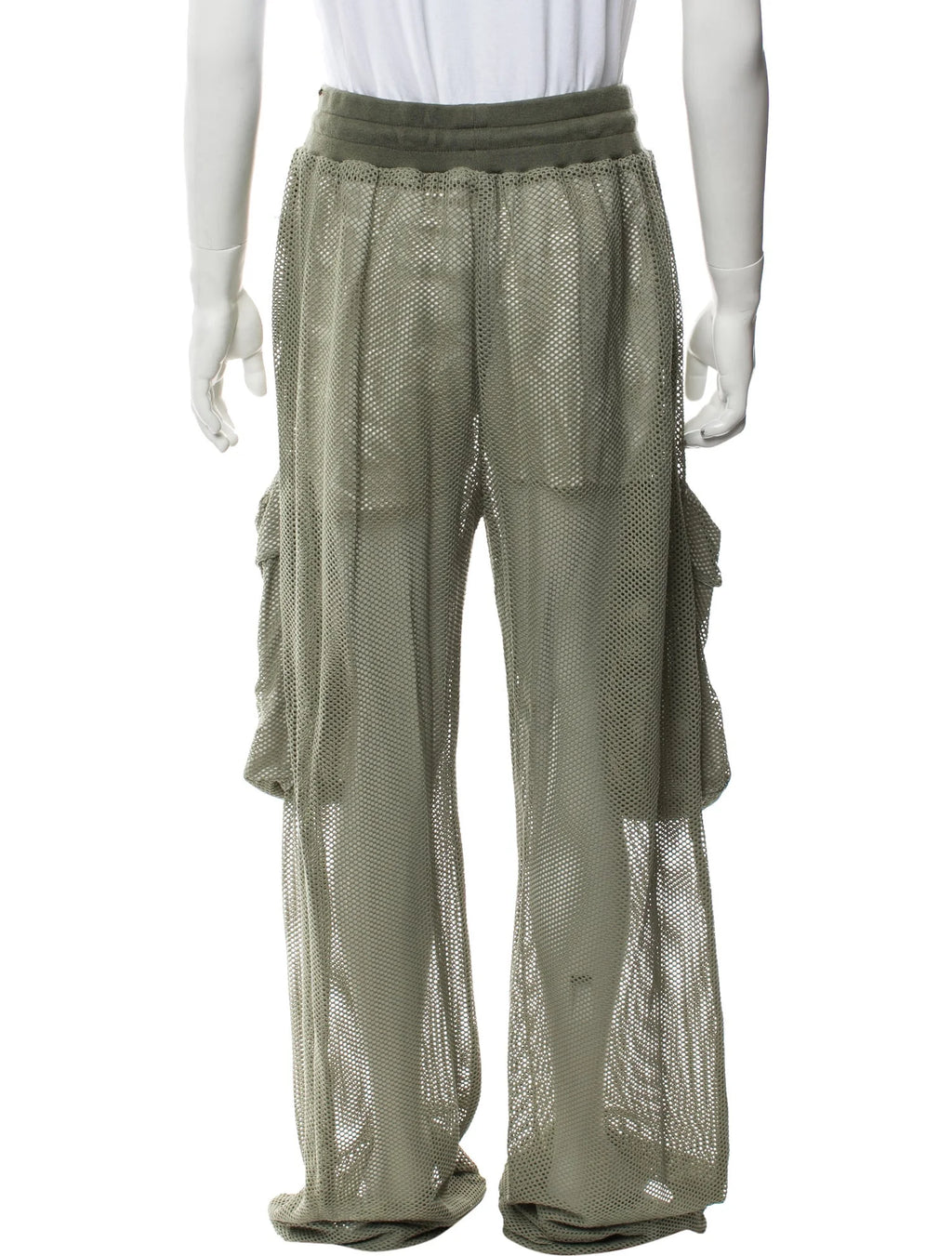 OFF-WHITE NETTED CASUAL PANTS