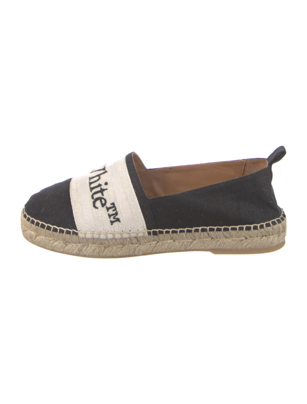 Off-White Canvas Espadrilles