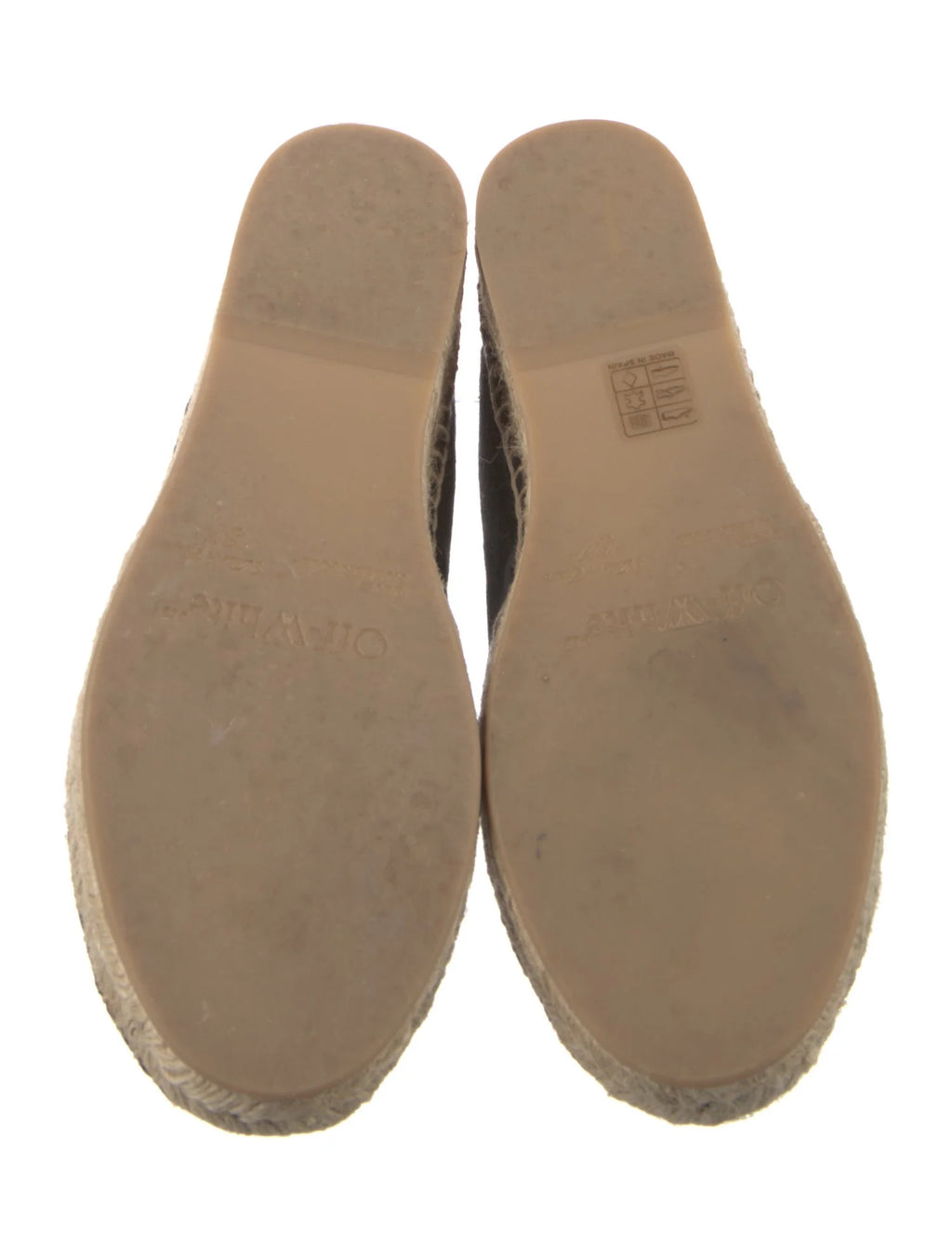 Off-White Canvas Espadrilles