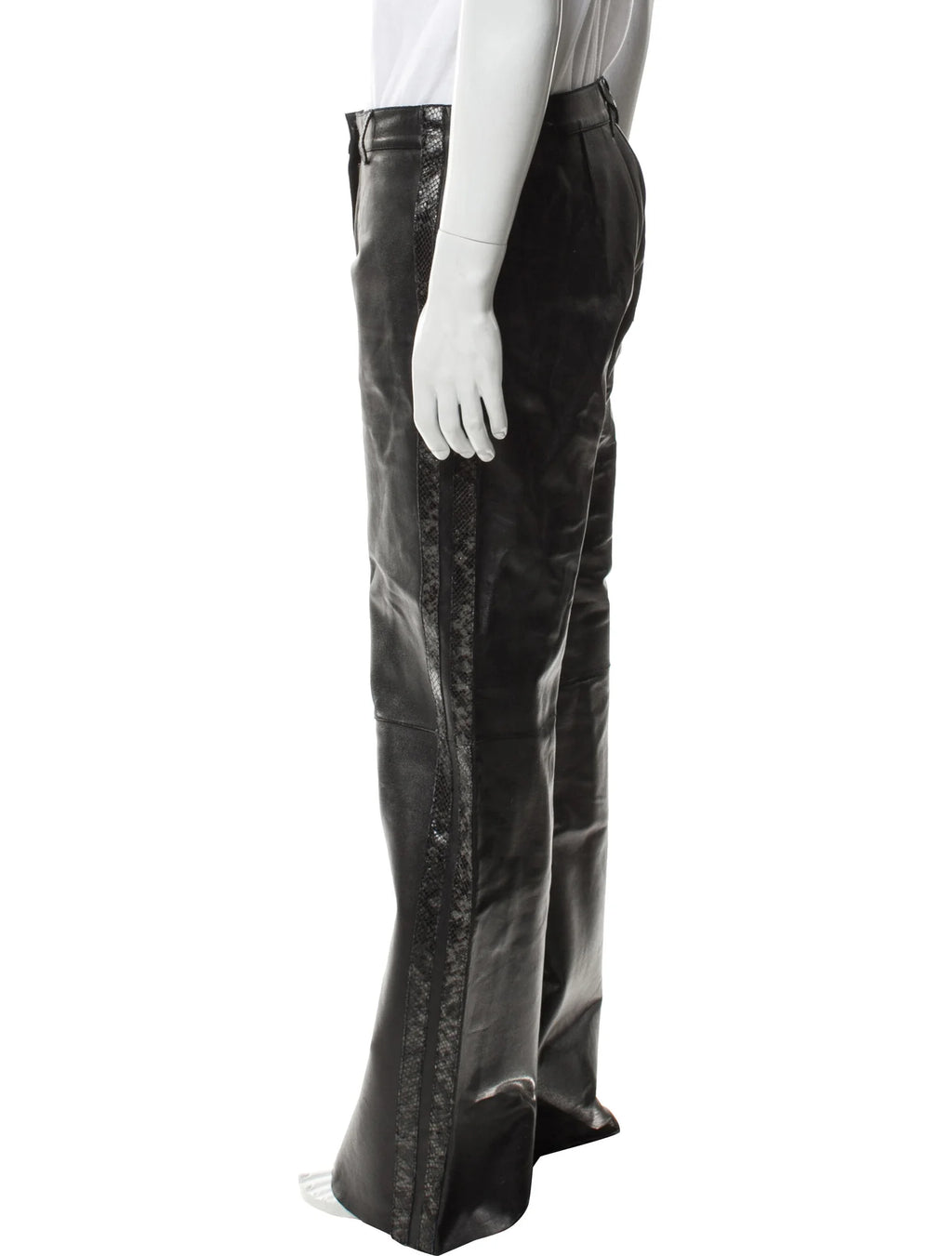 OFF WHITE LEATHER PANTS