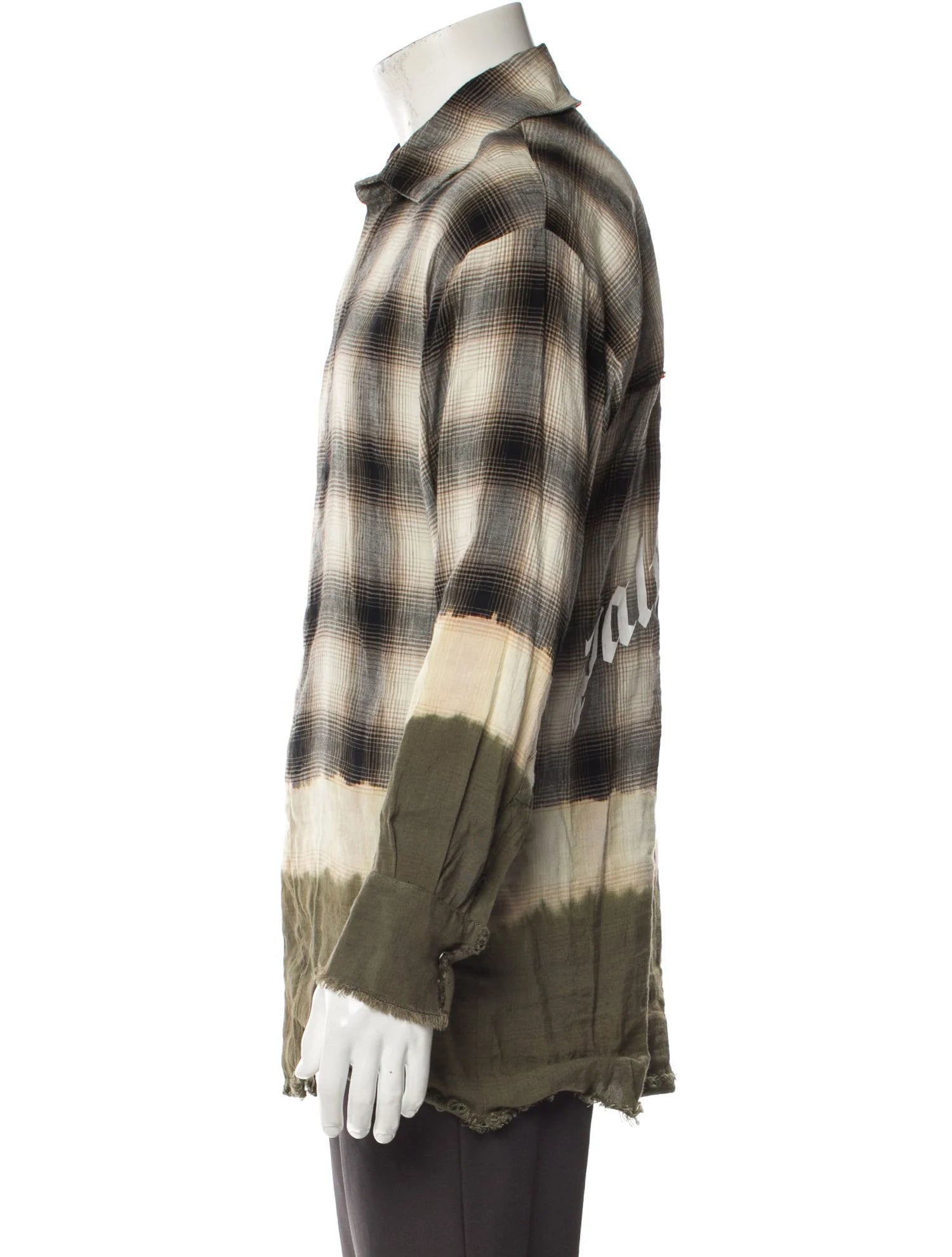 Palm Angels Plaid Ombre Shirt