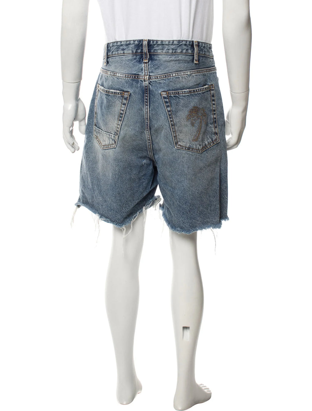 Palm Angels Denim Shorts