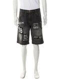 Philipp Plein Denim Jean Shorts