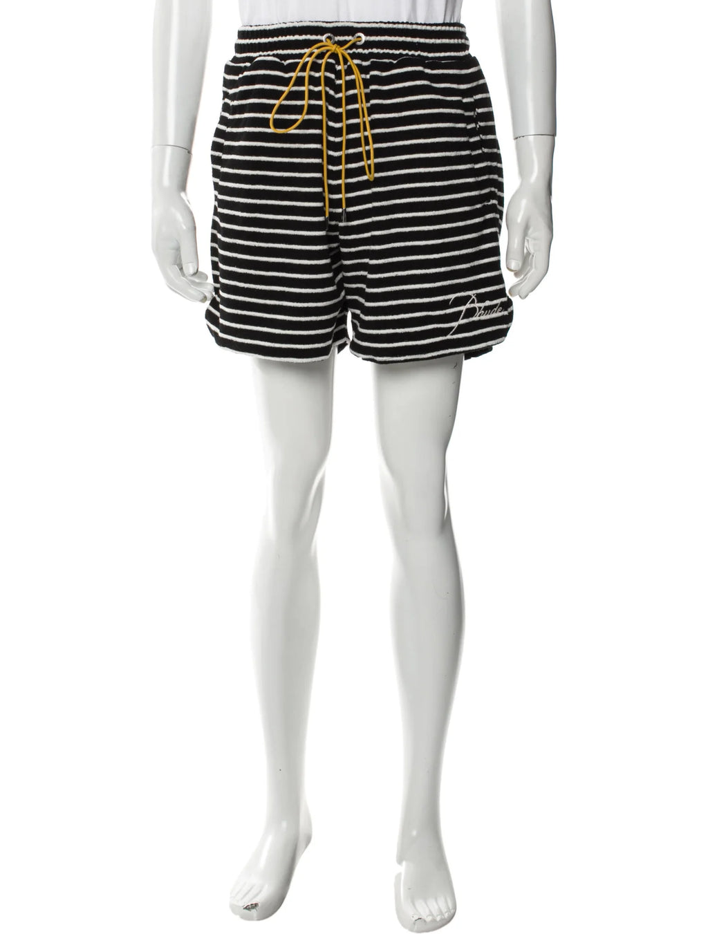 RHUDE Striped Jogger Shorts