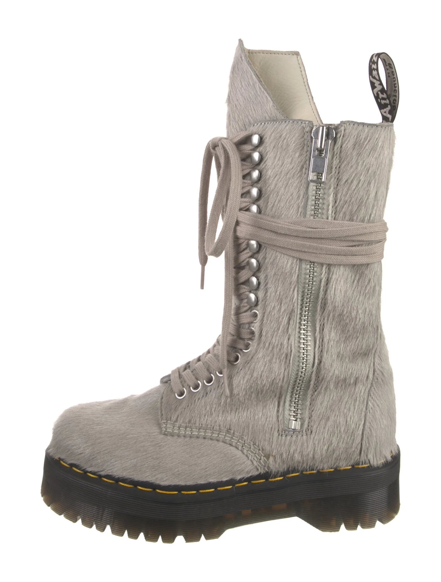 Rick Owens x Dr. Martens Pony Hair Boots