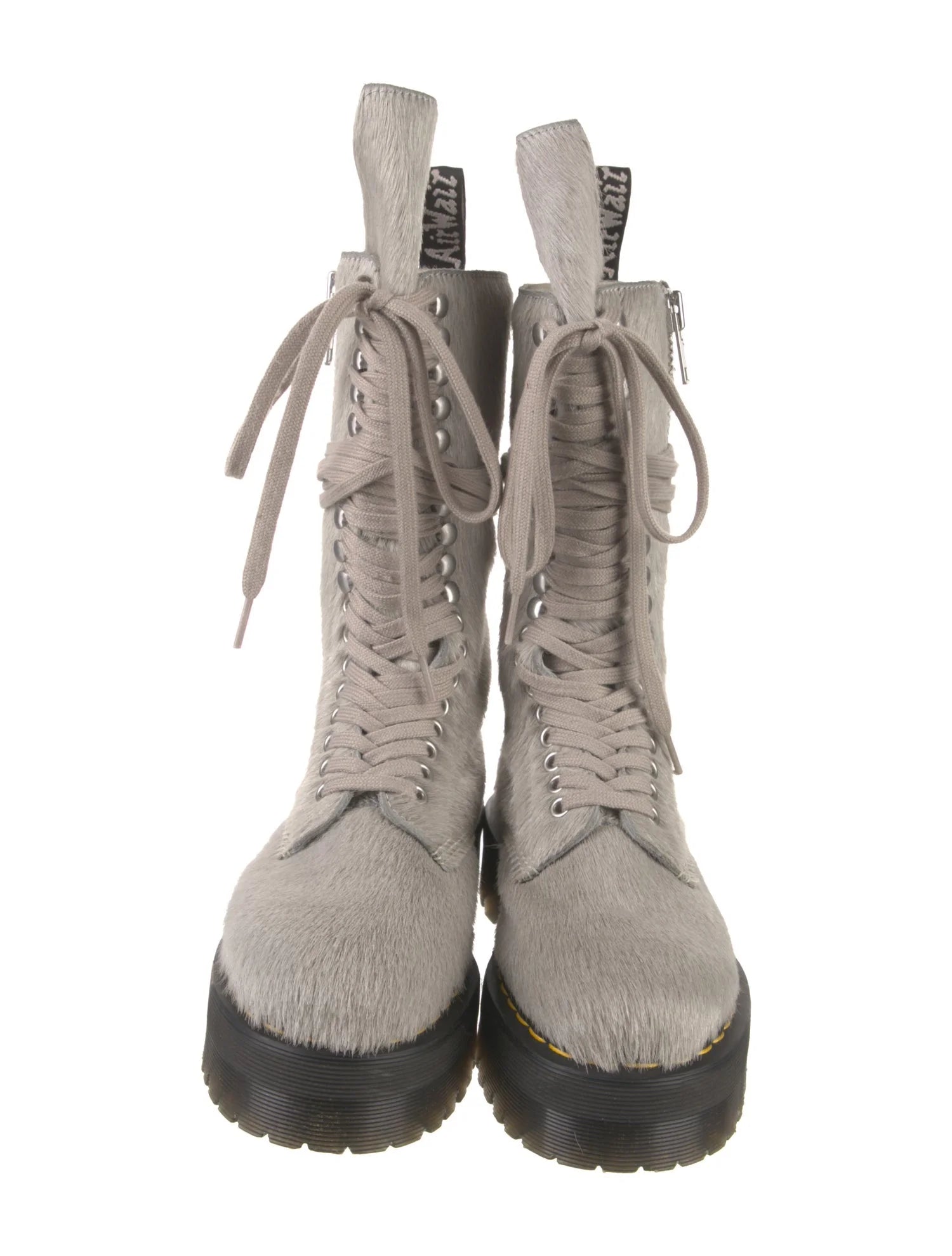 Rick Owens x Dr. Martens Pony Hair Boots