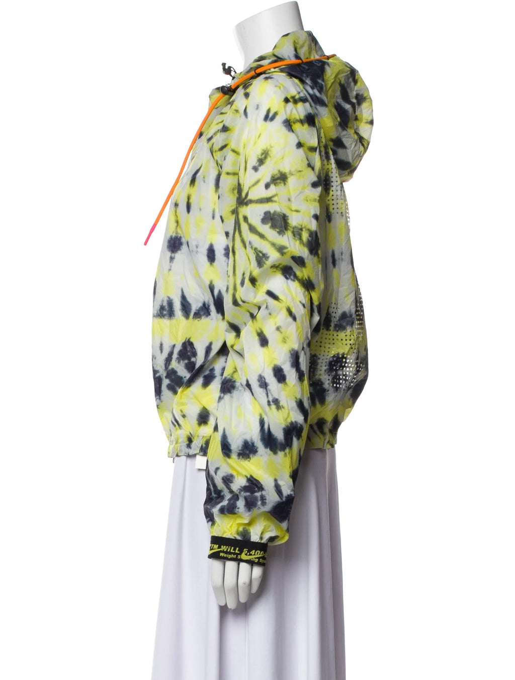 Off White WIndbreaker Jacket Tie Dye