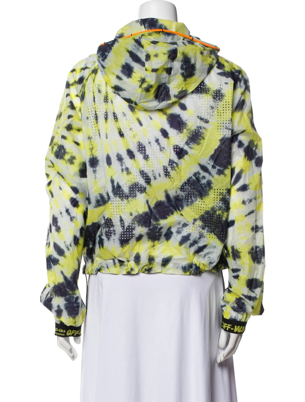 Off White WIndbreaker Jacket Tie Dye