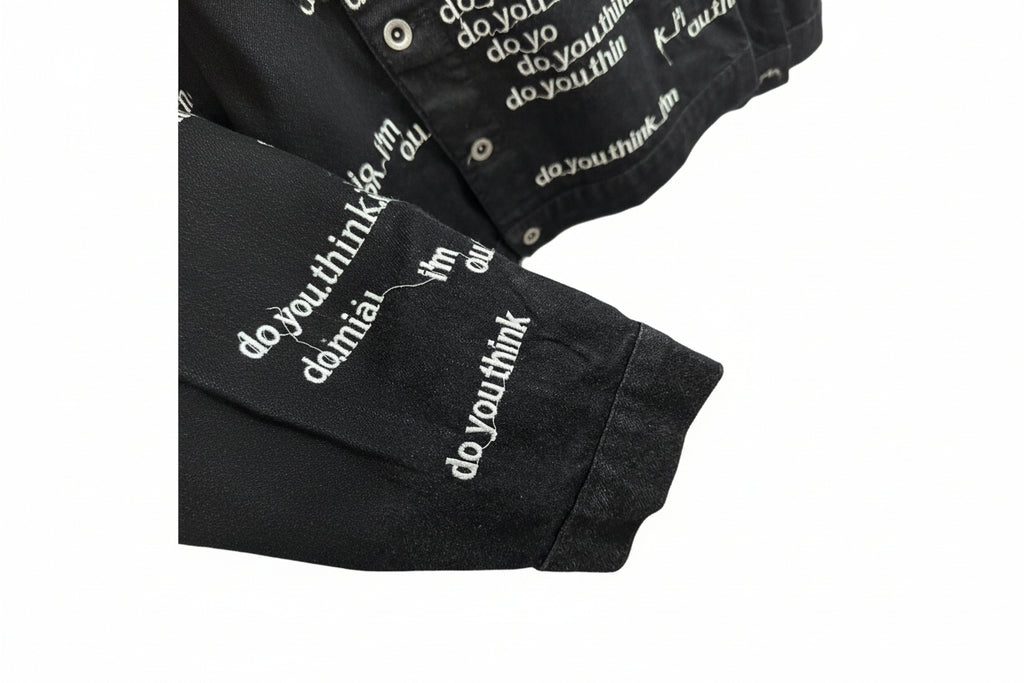 Who Decides War Crazy Denim Jacket