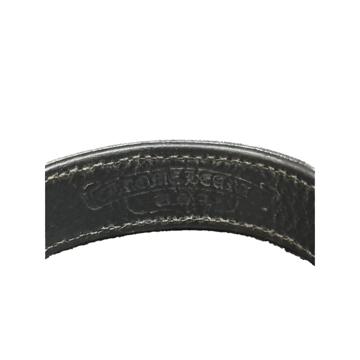Chrome Hearts Leather Cross Ball Bracelet
