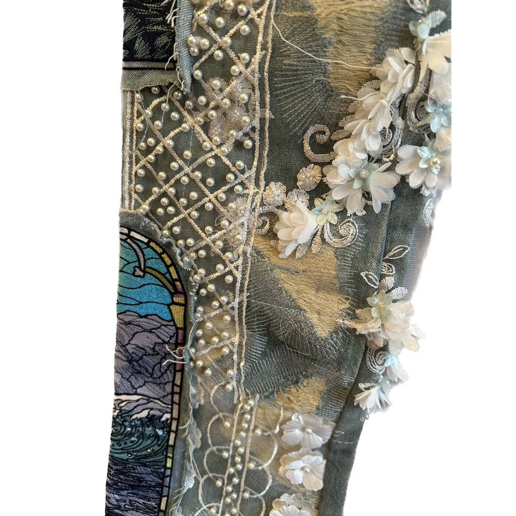 Who Decides War Floral Rare Denim