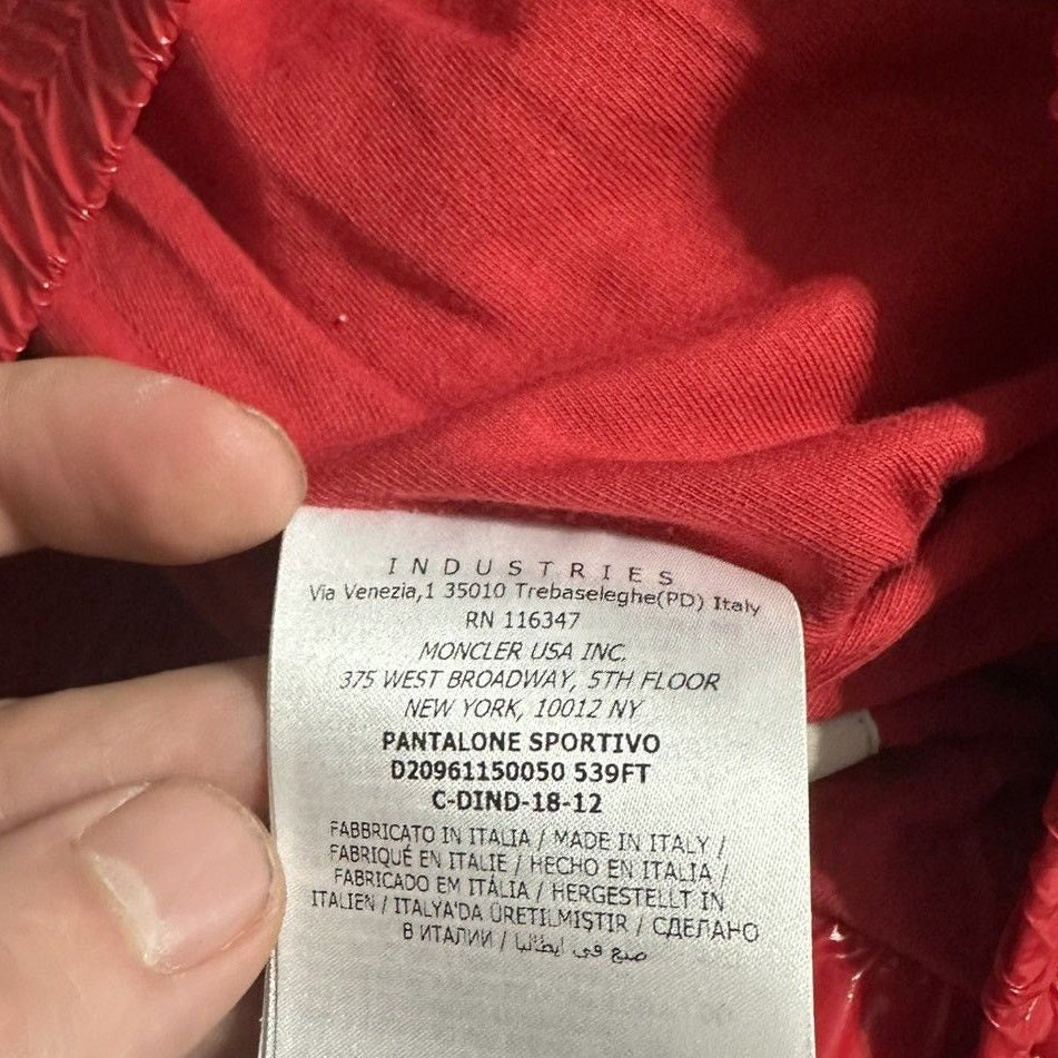 08 Moncler Genius x Palm Angels Red Trackpant