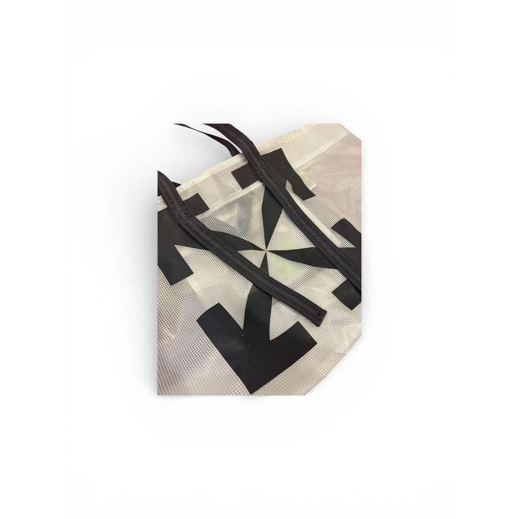 OFF WHITE TRANSPARENT TOTE
