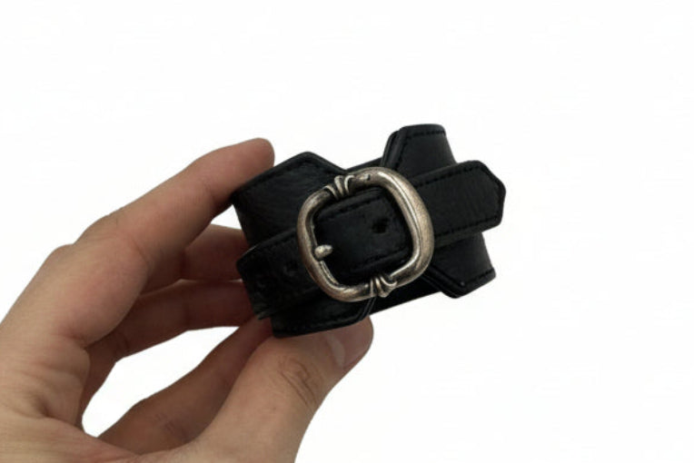 Chrome Hearts Gunslingler wrap leather bracelet