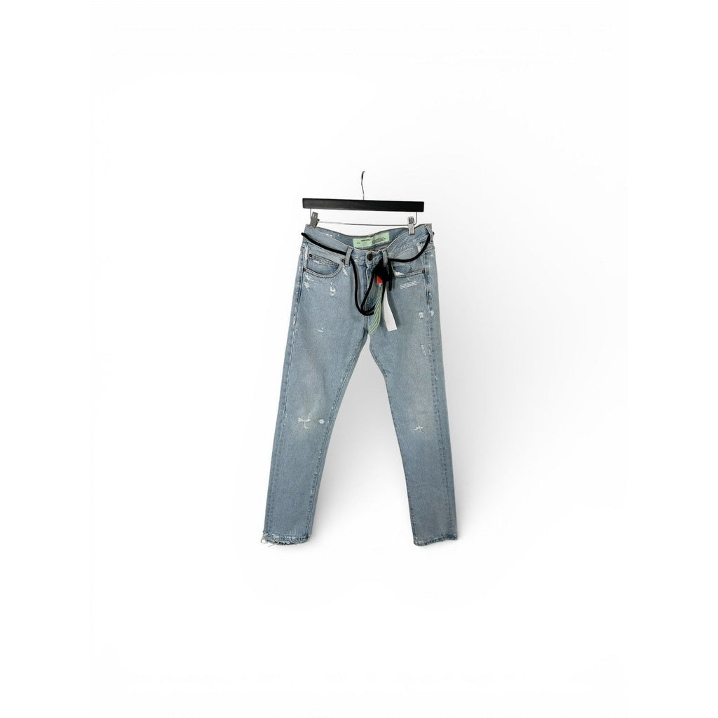 OFF-WHITE “Temperature” Denim Jeans