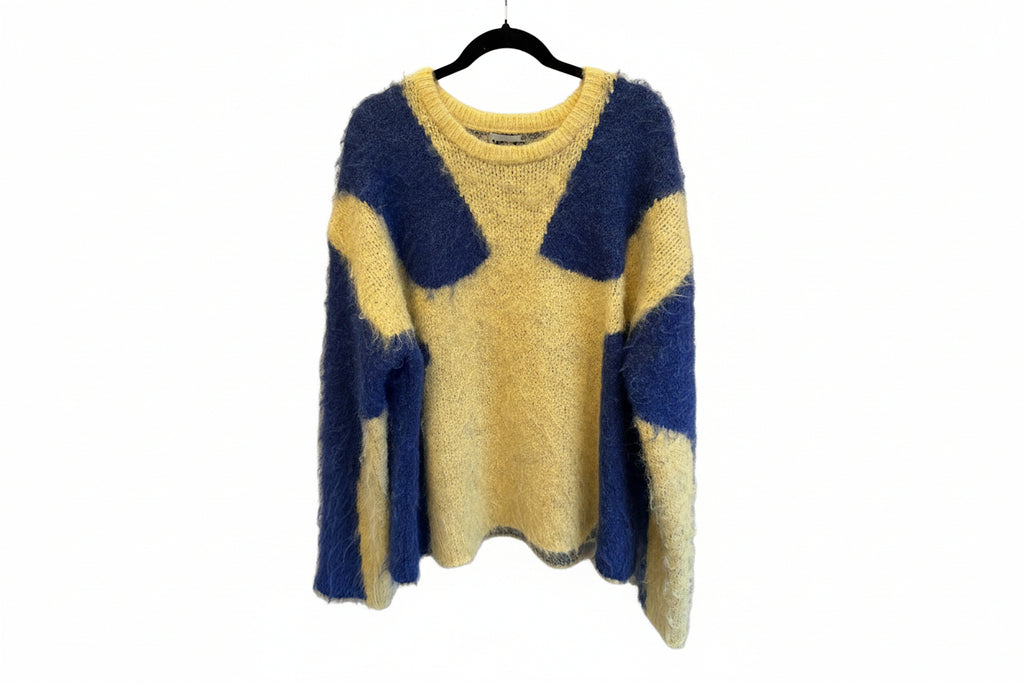 Vale Mohair Sweater (blue/yellow)