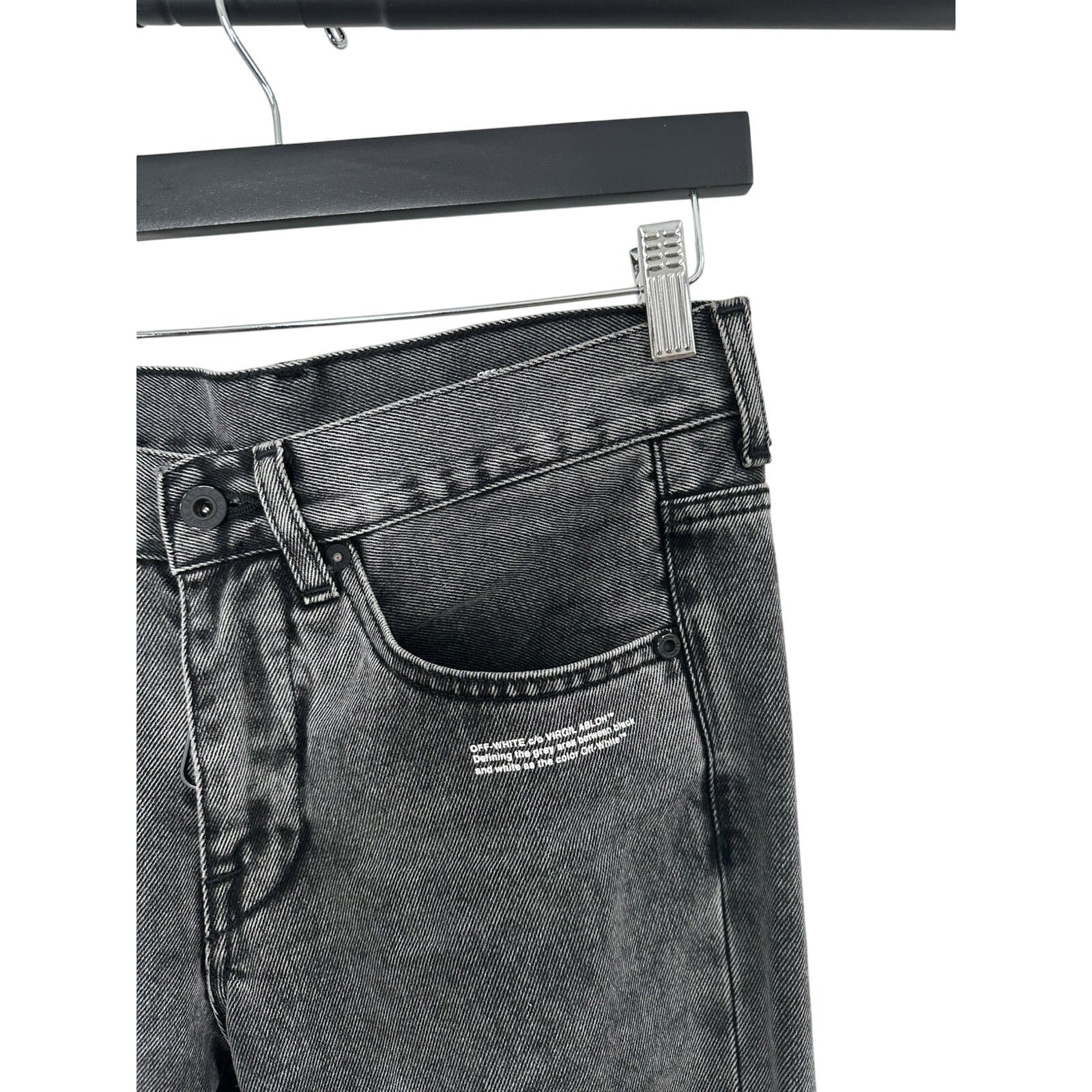 OFF WHITE DENIM JEANS