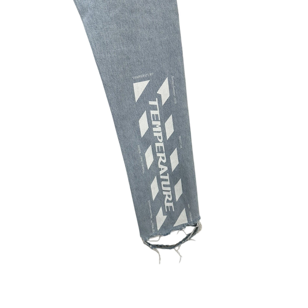 OFF-WHITE “Temperature” Denim Jeans