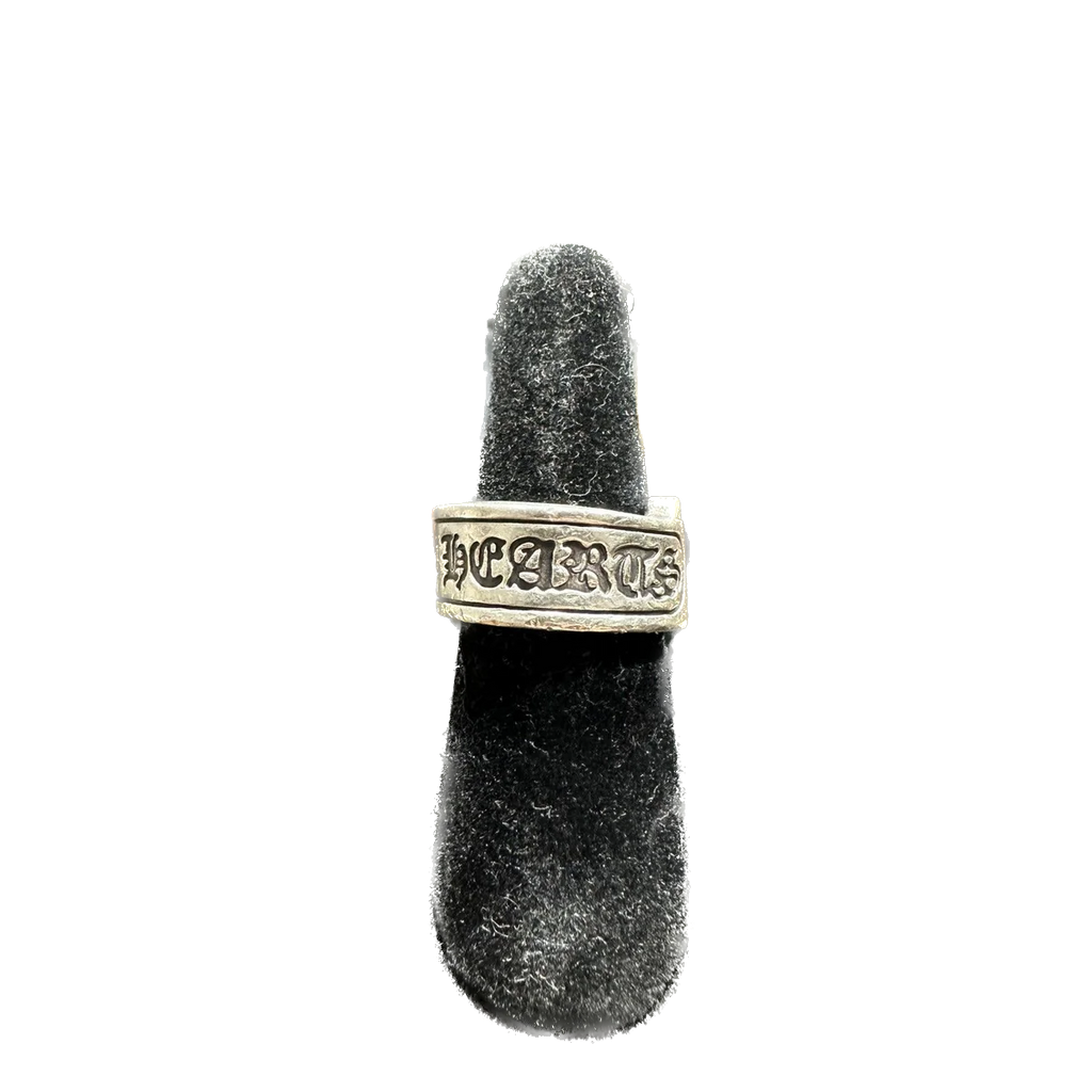 CHROME HEARTS RING scroll 8.5”