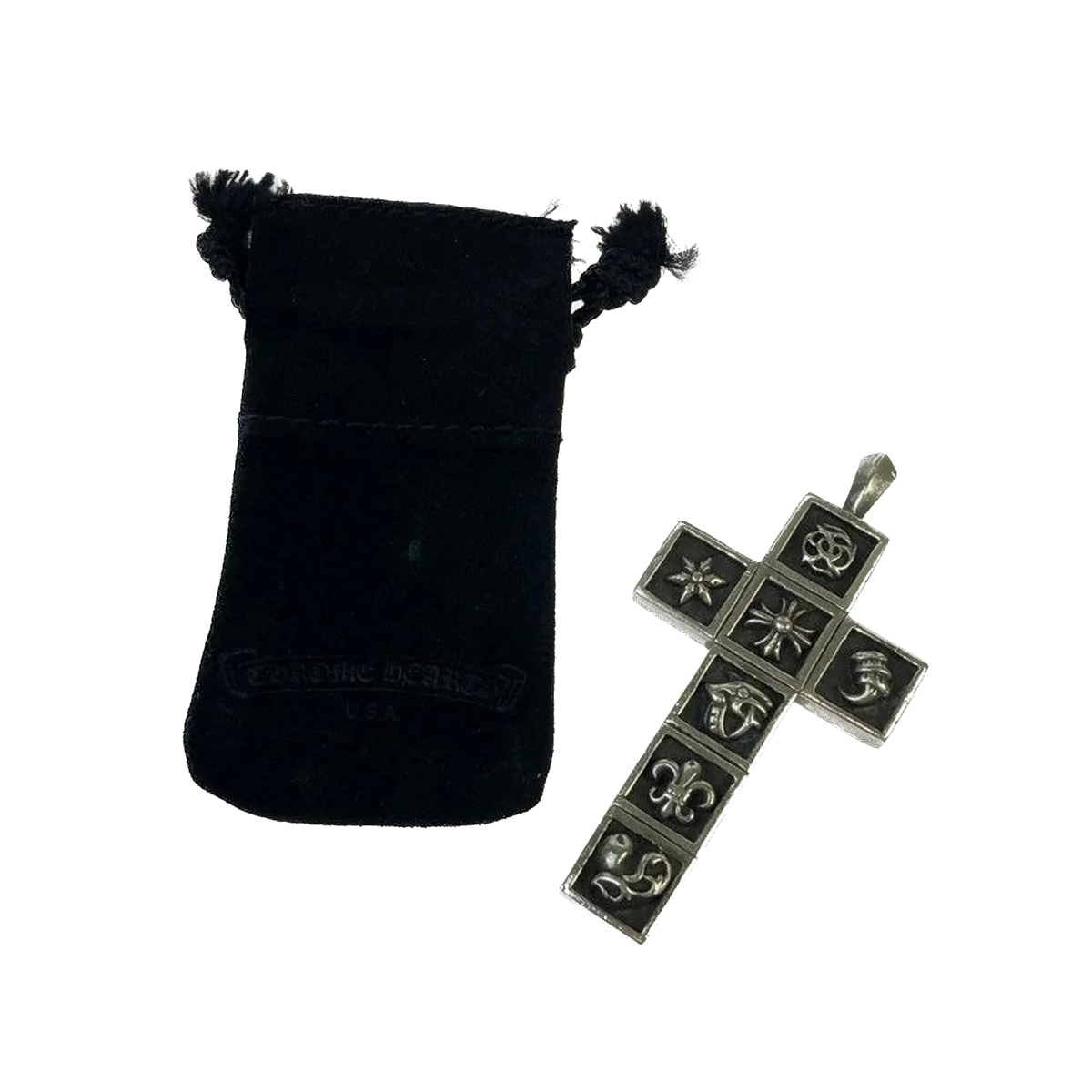 Chrome Hearts Multiframe Cross Pendant