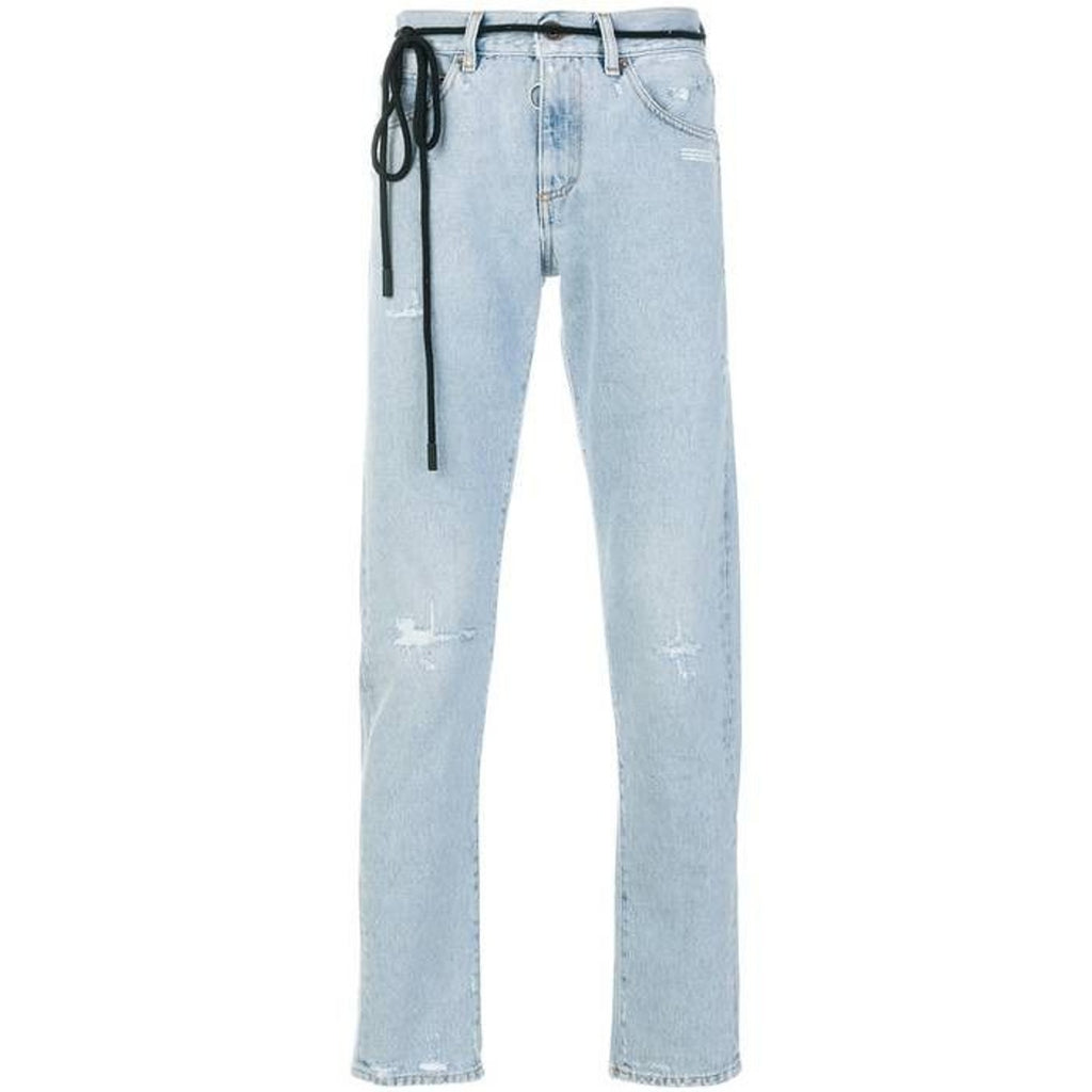 OFF-WHITE “Temperature” Denim Jeans