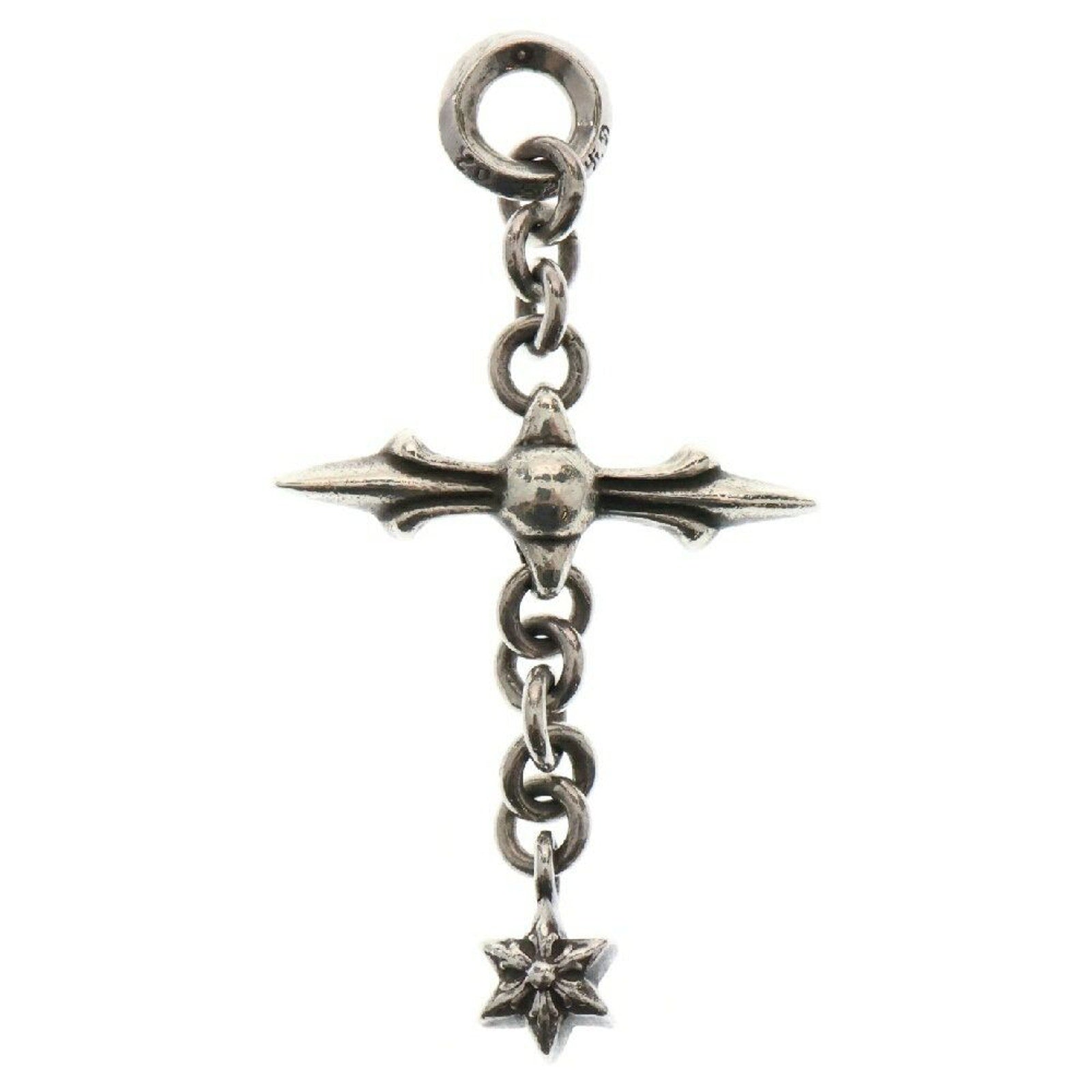 Chrome Hearts Roly Cross Charm Pendant