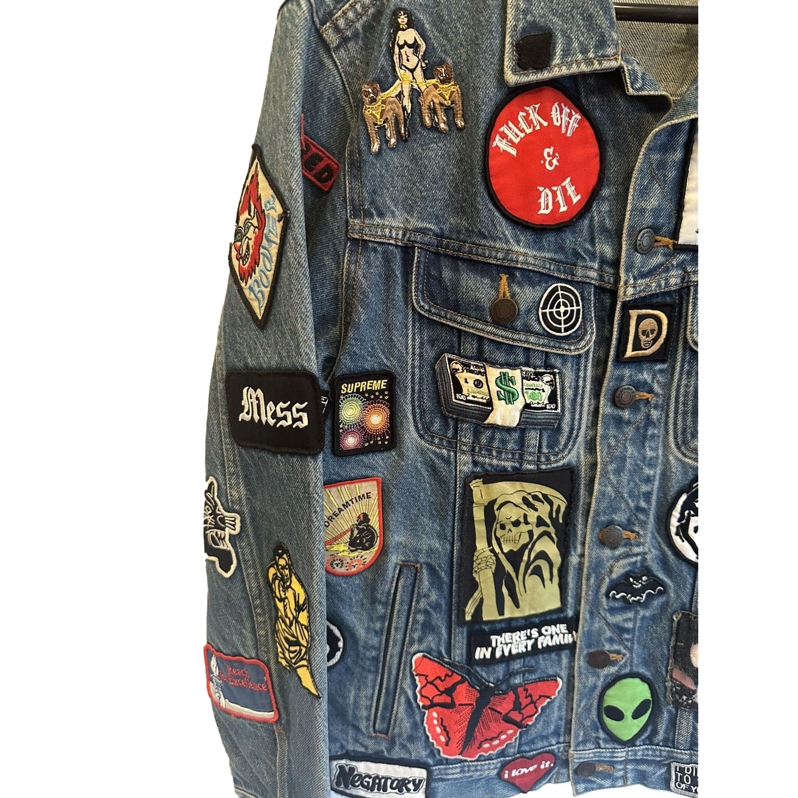 Supreme Patchwork Denim Jacket