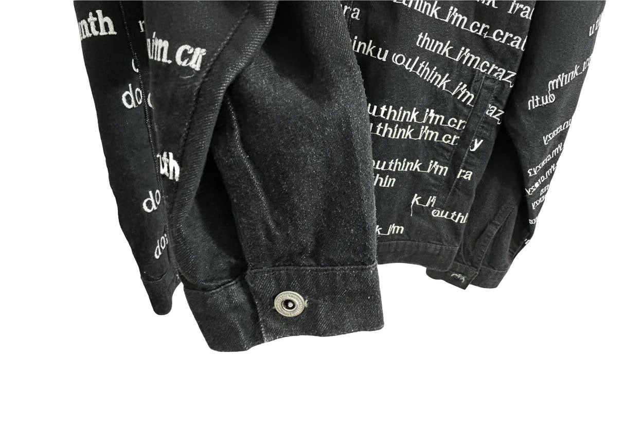 Who Decides War Crazy Denim Jacket