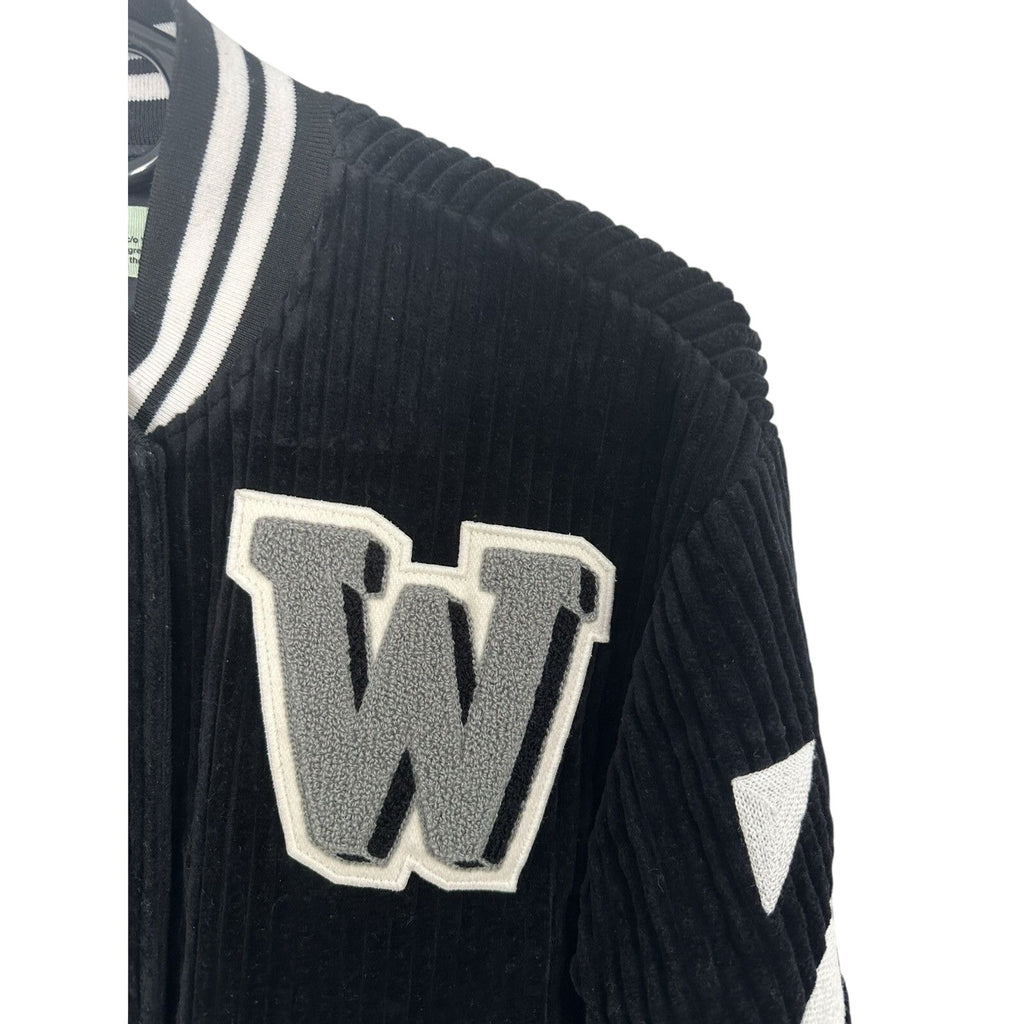 OFF WHITE VARSITY JACKET CORDUROY
