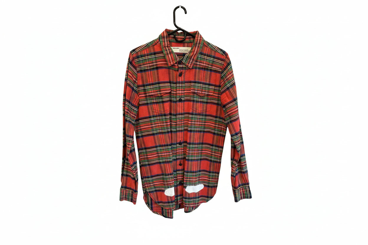 Off-White Plaid Shirt