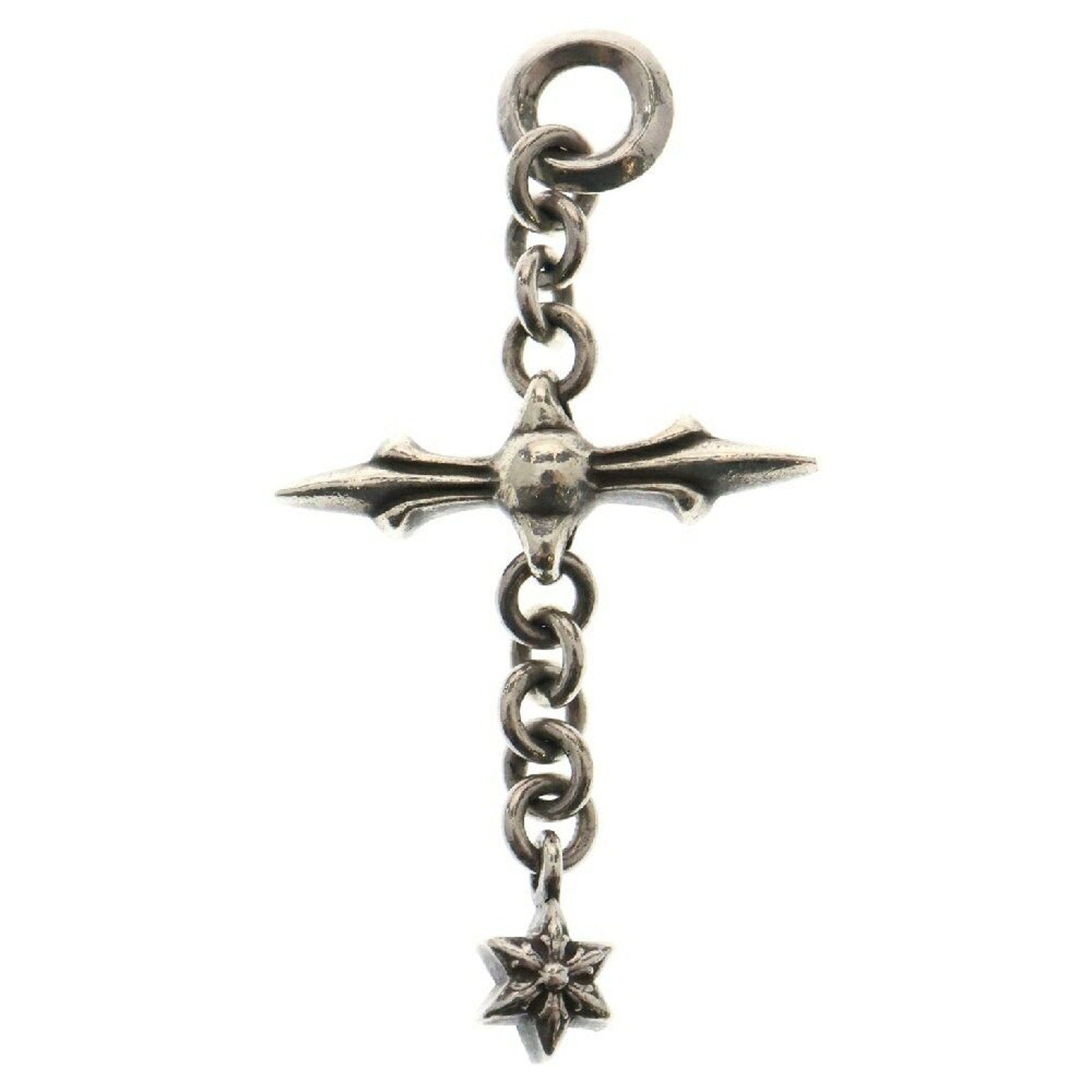 Chrome Hearts Roly Cross Charm Pendant