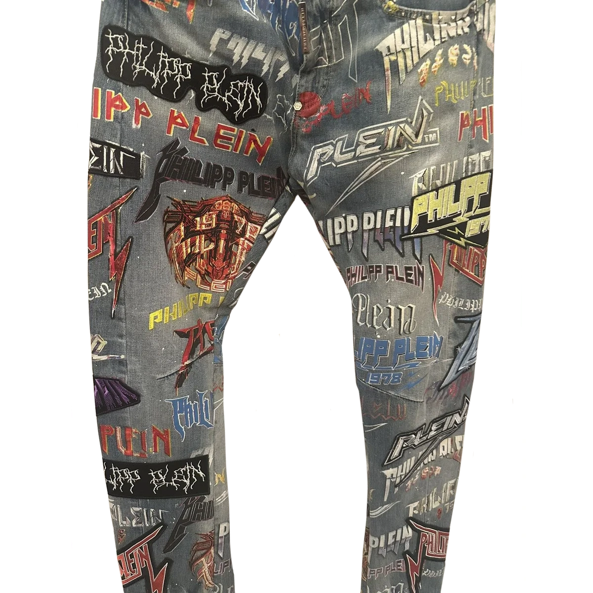 Philipp Plein Patchwork Denim