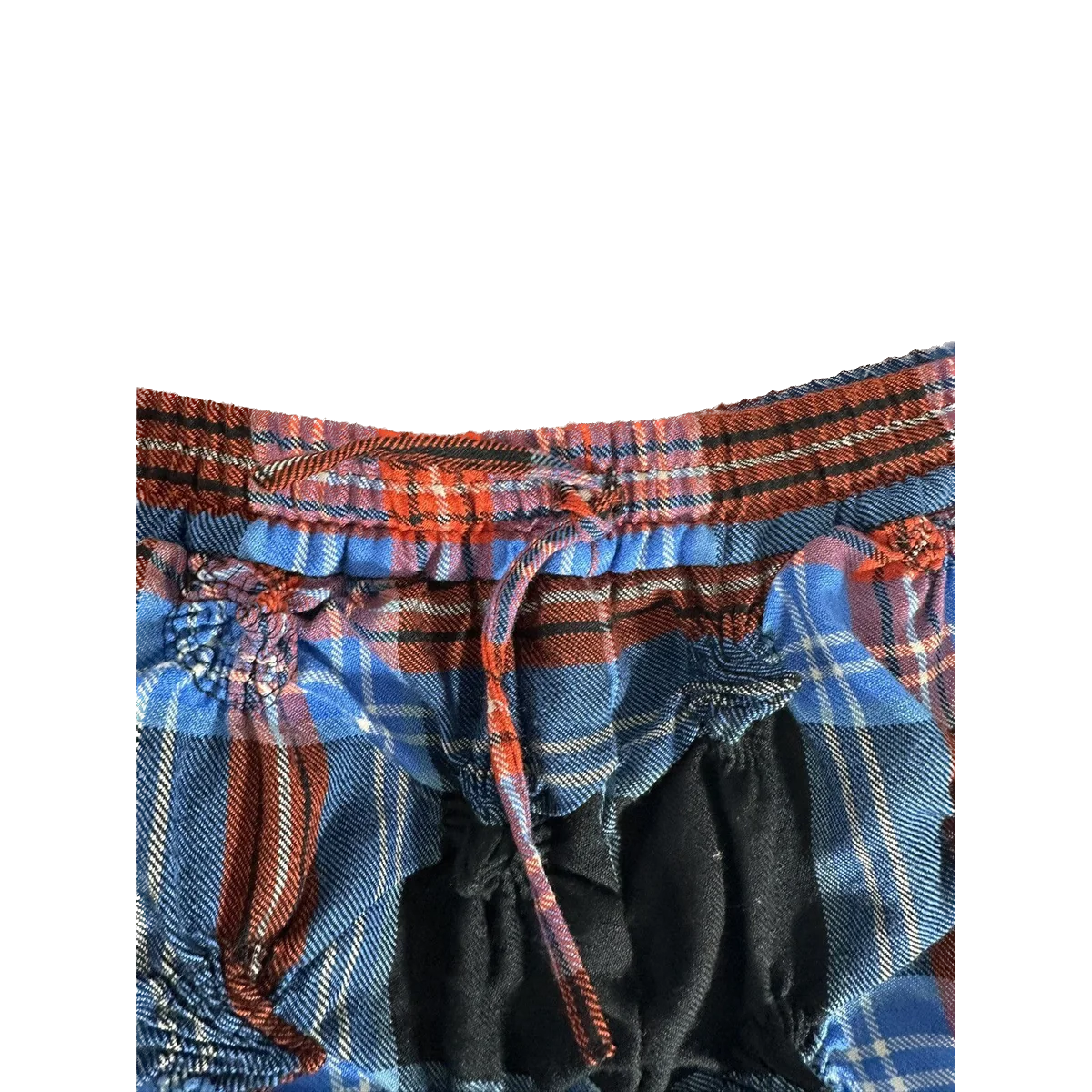 Spiked tartan plaid jacket and short set