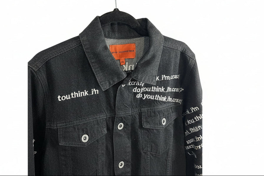 Who Decides War Crazy Denim Jacket