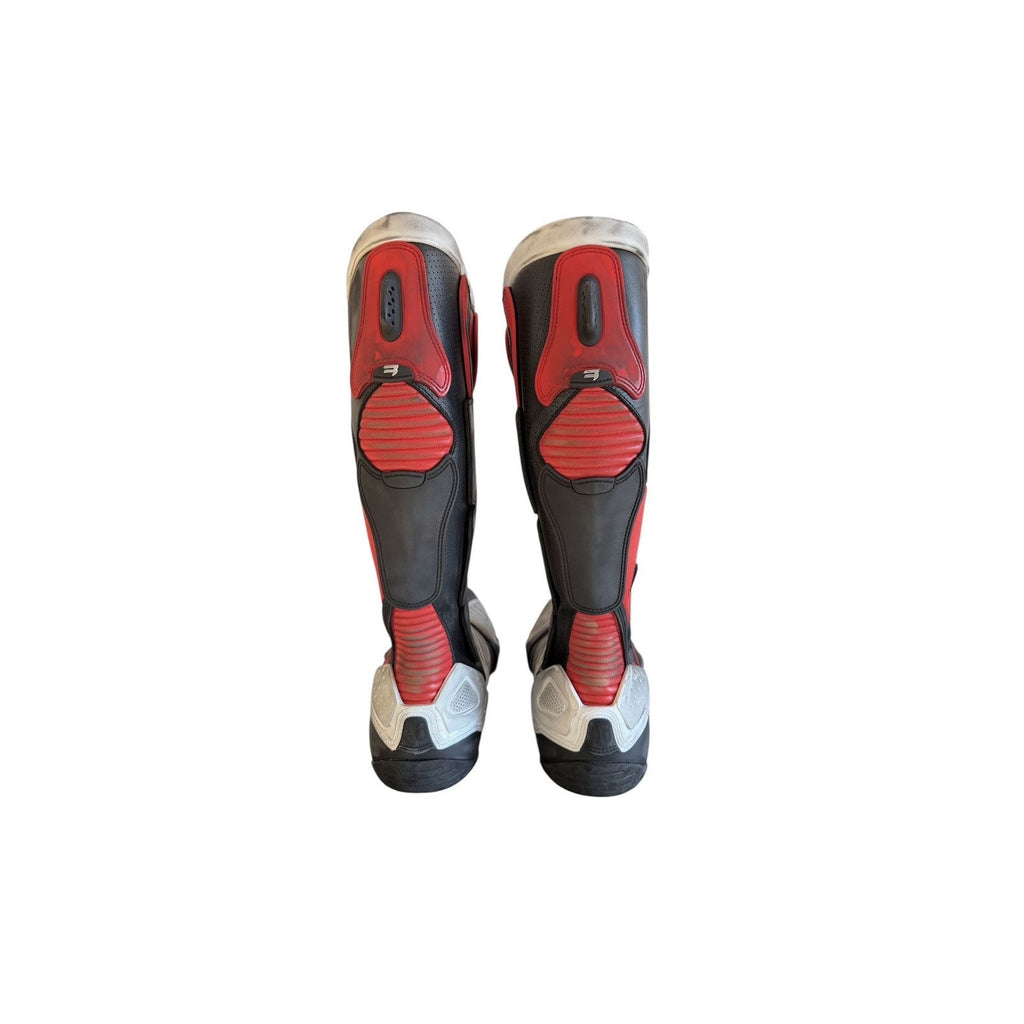 New Black Red White Winter 23 Biker Boots